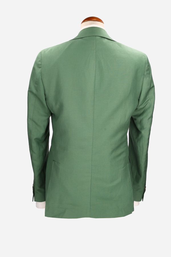 Americana Lino Verde Manzana