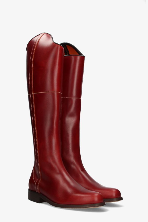 Bota Hípica Cremallera Cereza Valverde del Camino