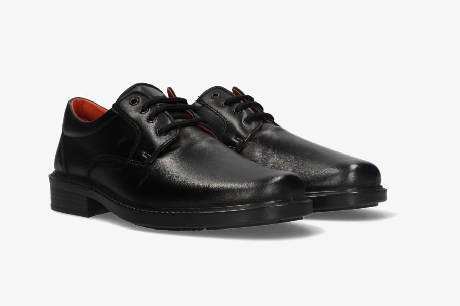 Plain Black Blucher