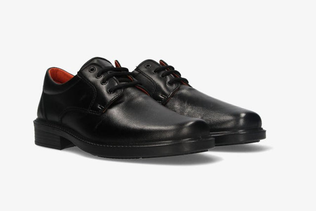 Plain Black Blucher
