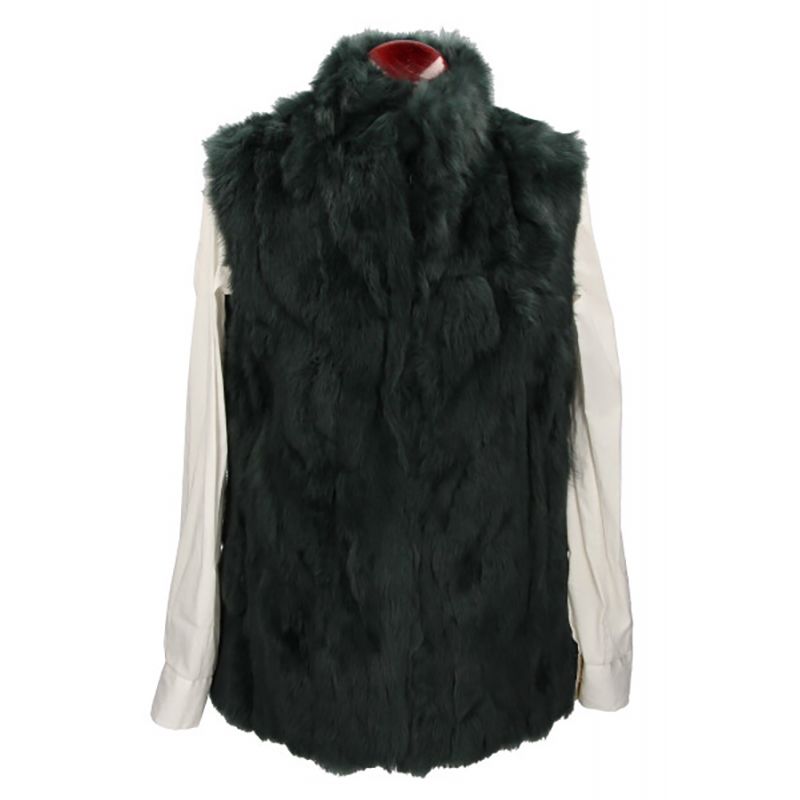 Emerald Women's Fur Vest