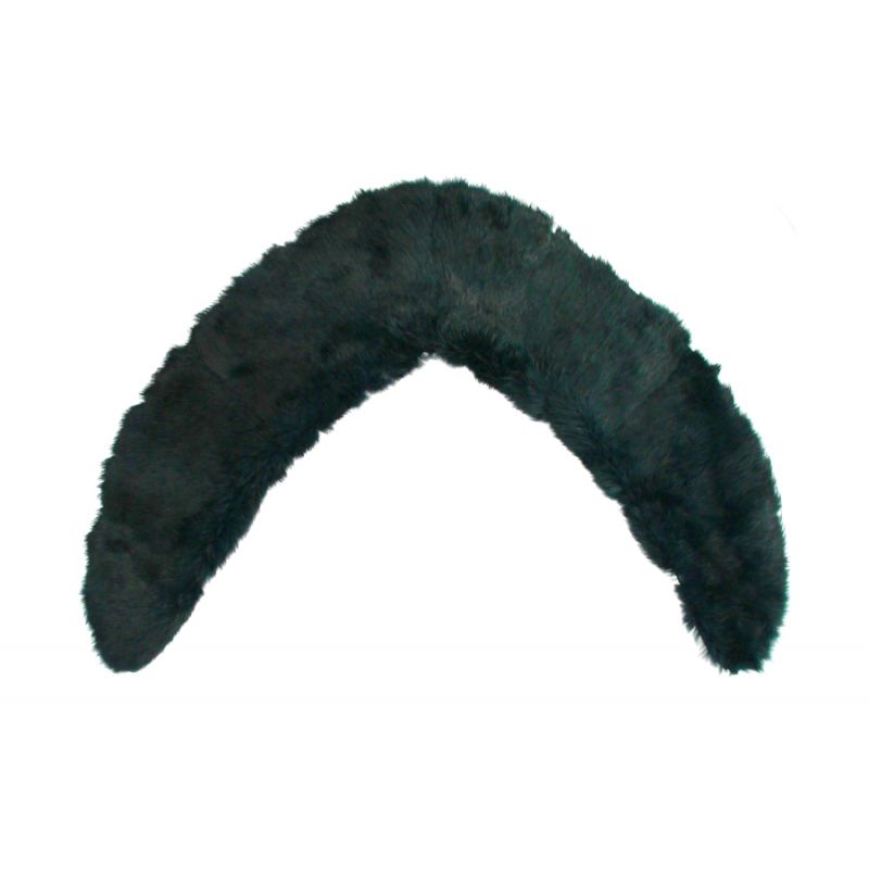 Cuello Pelo Color Verde