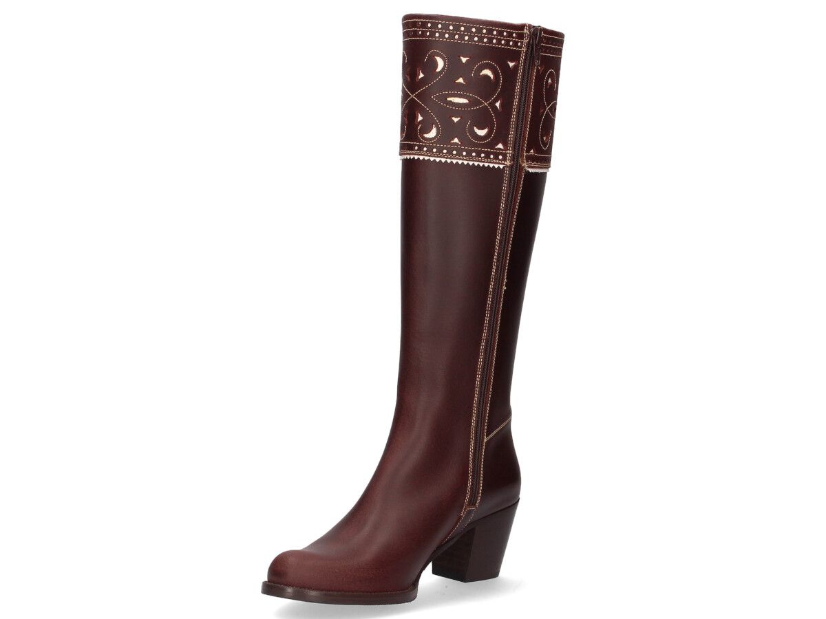 Cartujana Zipper Boot with Valverde del Camino Heel