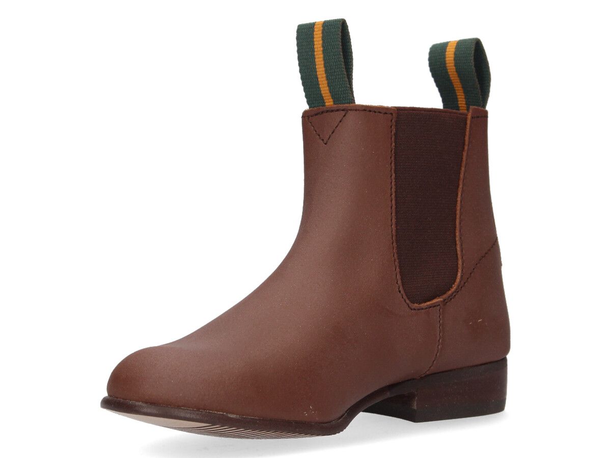 Valverde del Camino elastic leather short boots for children