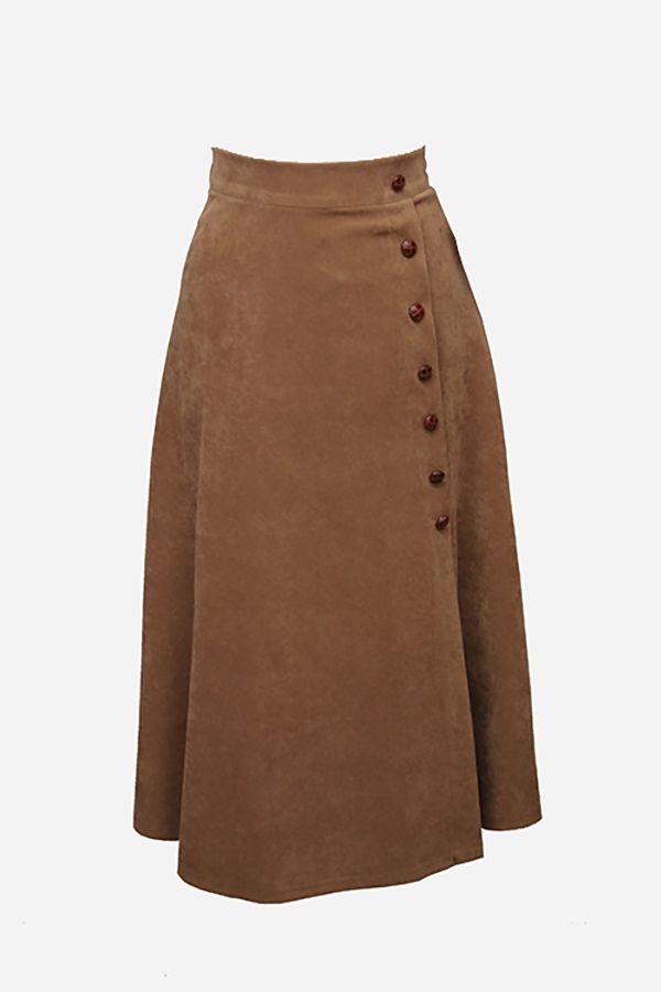 Minerva Camel Skirt