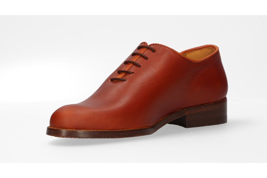 Calfskin Gaiter Shoe Hazelnut Valverde del Camino