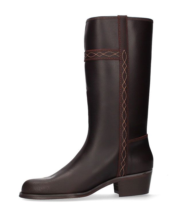 Bota campera con pespunteado Valverde del Camino