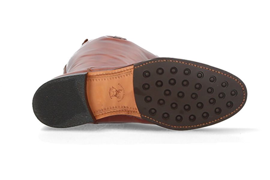 Valverde del Camino Lace-Up Riding Boot with Zipper