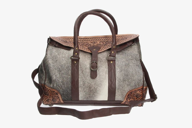 CARDENO TRAVEL BAG WITH BROOCH