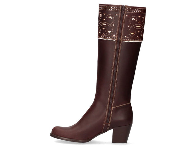 Cartujana Zipper Boot with Valverde del Camino Heel