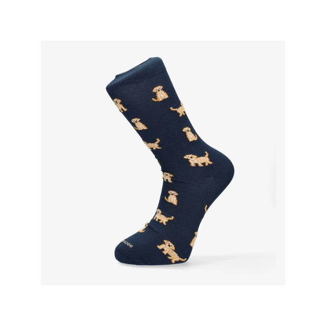 Labrador Dog Navy Sock