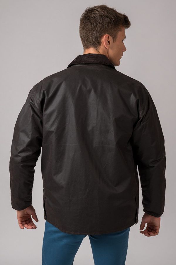 Veste cirée marron Burley