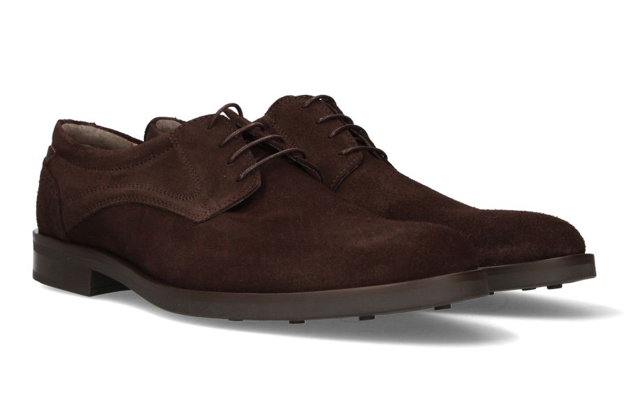Moka Suede Blucher Rubber Sole