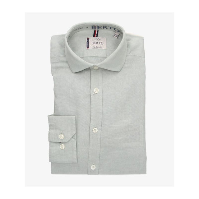 Green Linen Rod Shirt