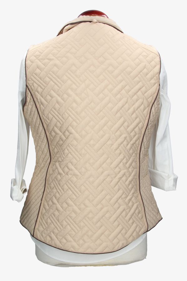 Oisha Camel Padded Vest