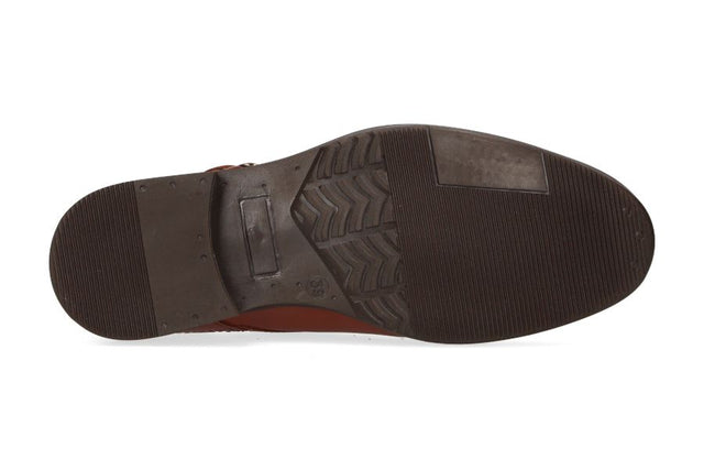 Two Buckles Chopped Leather Top