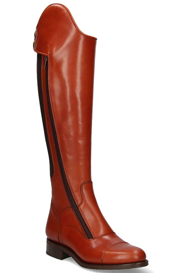 Women's Equestrian Boot with Leather Elastic