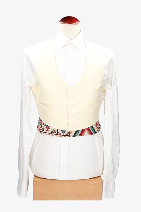 Saturn bone jacket and waistcoat