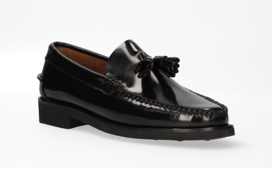 Black Tassel Loafer