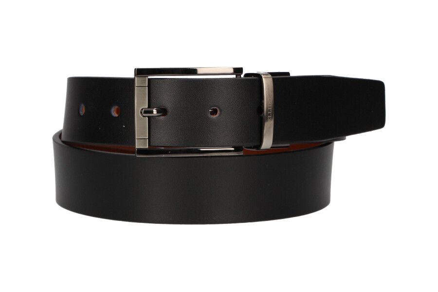 Cinturón Reversible Negro y Cuero