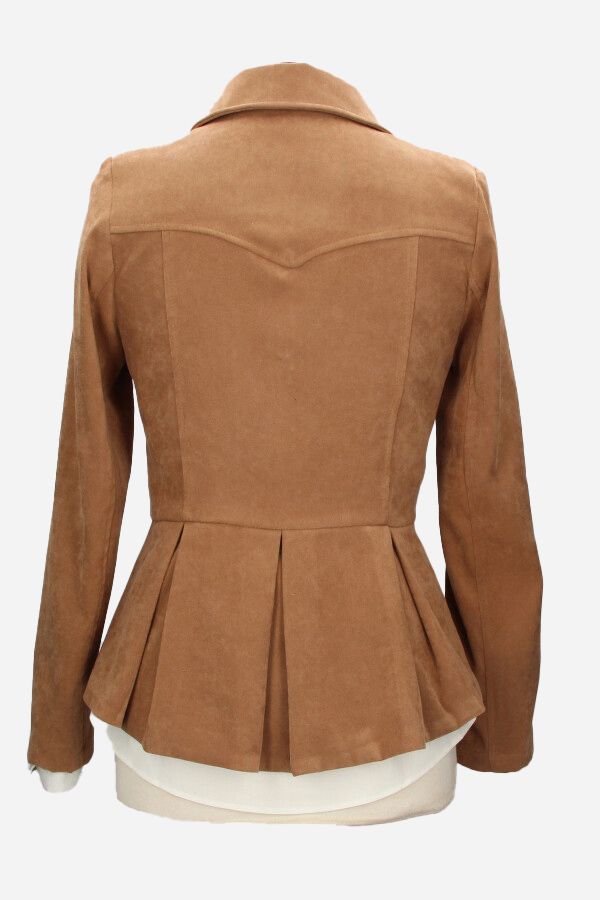 Paris Camel Suede Jacket