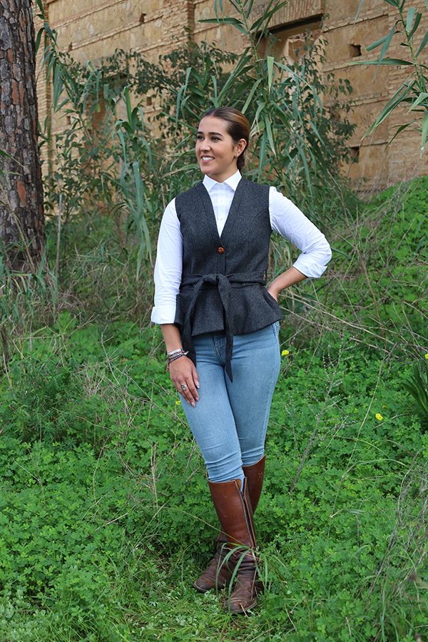 Chaleco Lisboa Limited Edition Espiga Gris