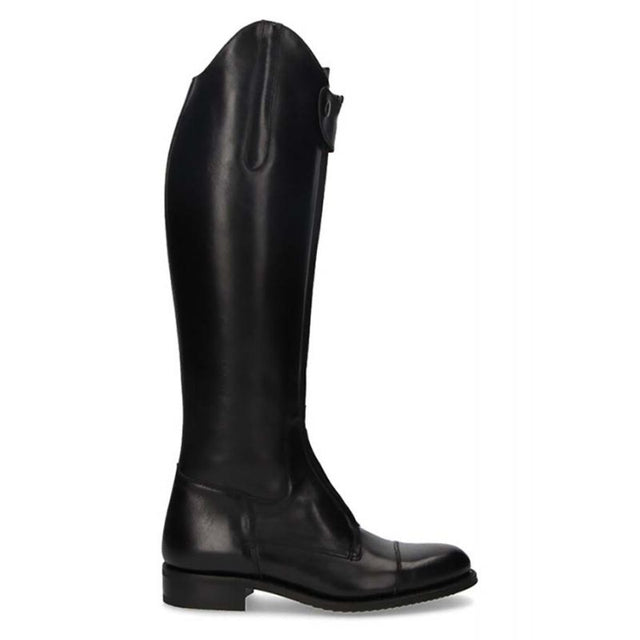 Black Equestrian Boot with Front Zipper Valverde del Camino