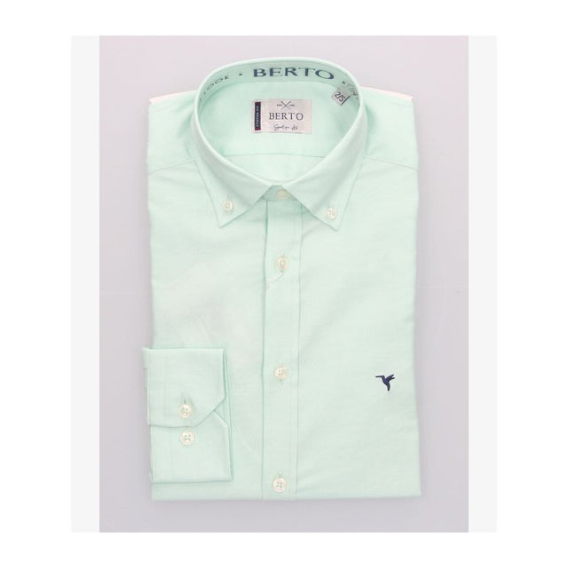 Plain Green Oxford Shirt