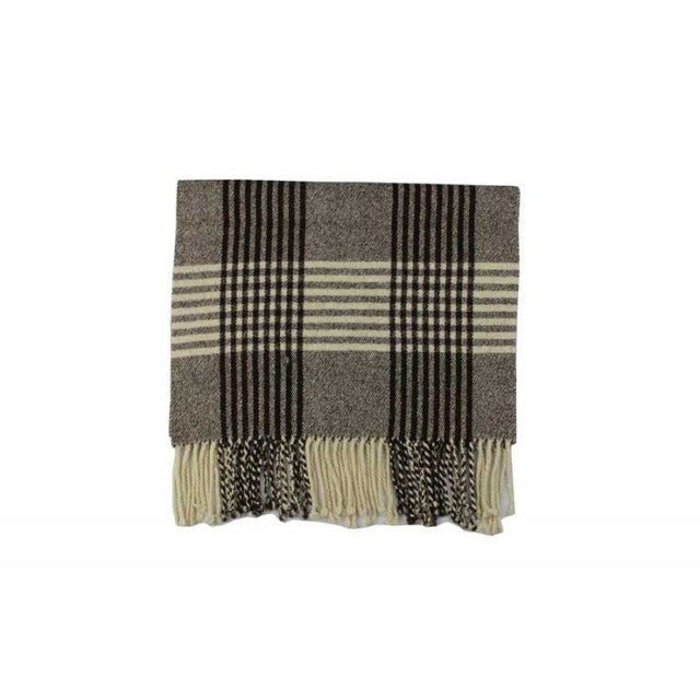 Manta Estribera Lana Sin Bolsillo Rayas