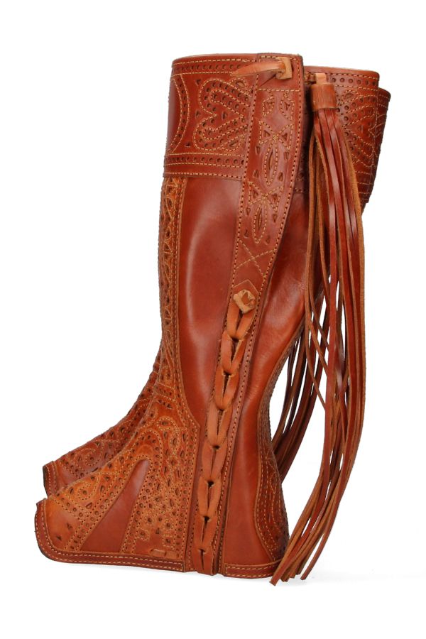 Valverde del Camino highly chopped calfskin walking gaiter