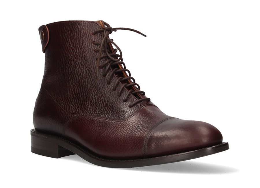 Bota Corta Cremallera Trasera Marrón Valverde del Camino