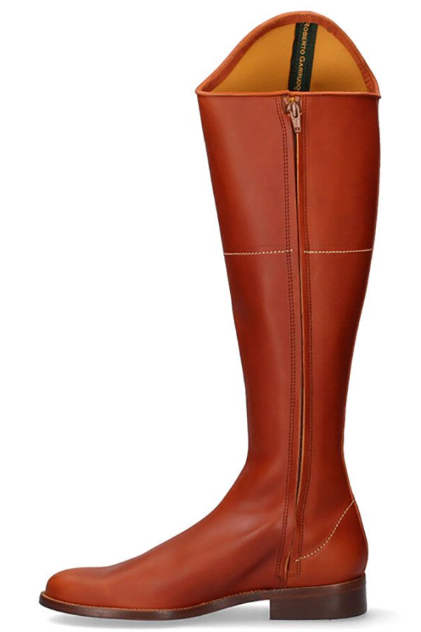 Hazelnut Zipper Riding Boot Valverde del Camino