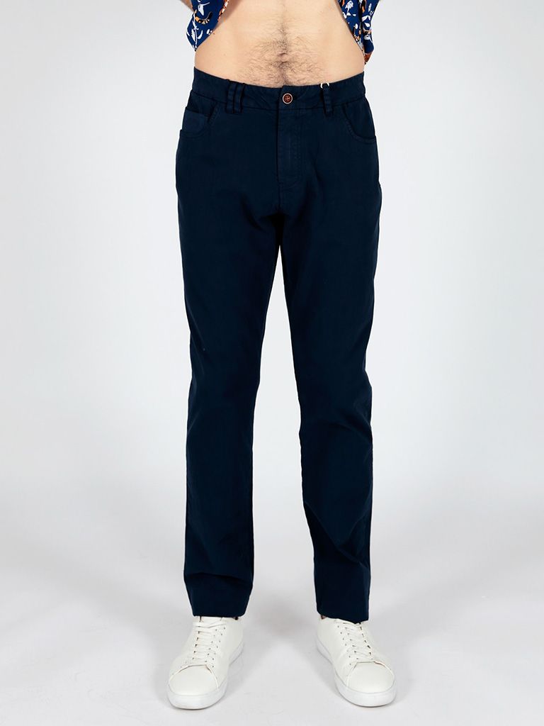 5Pock Navy Pants