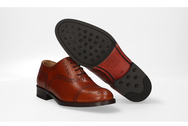 English Brogued Leather Shoe