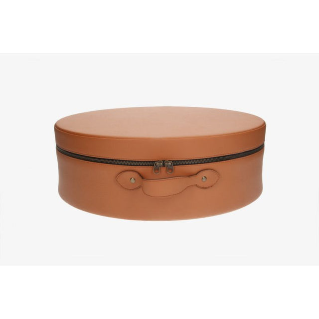 Camel Lined Hat Box