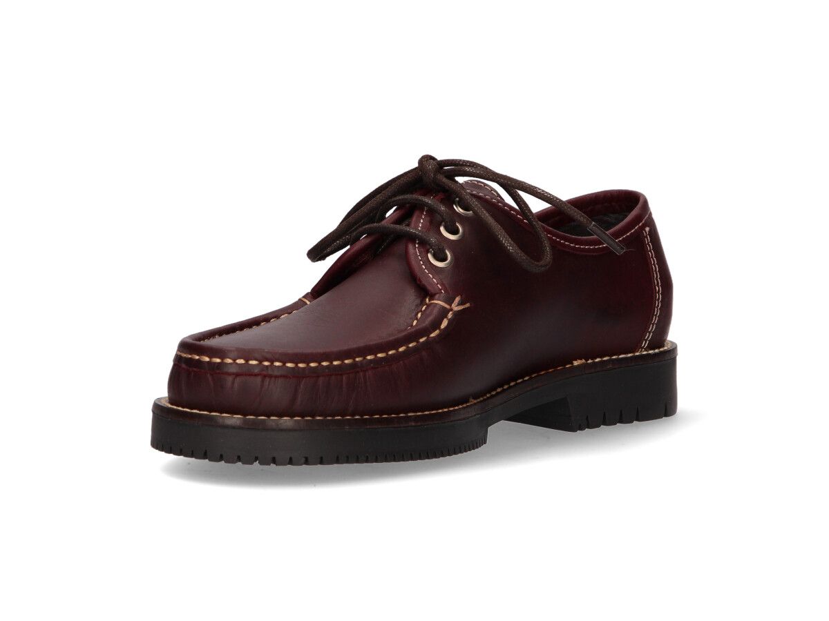 Burgundy Lace-Up Shoe