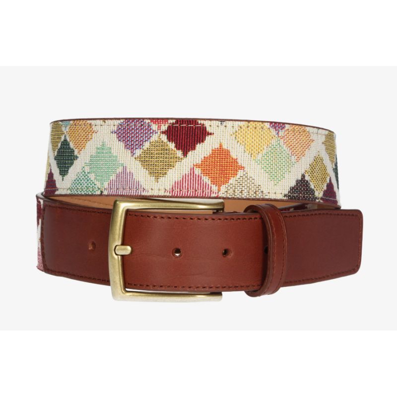 Pastel Rhombus Ethnic Belt