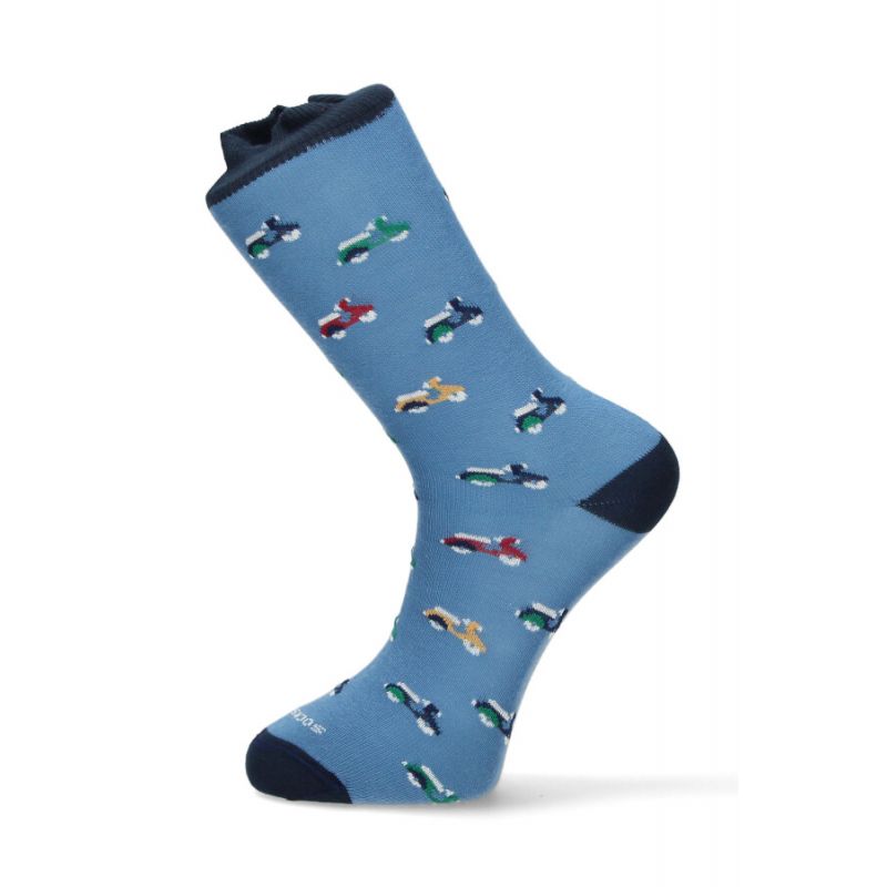Blue Vespa Socks