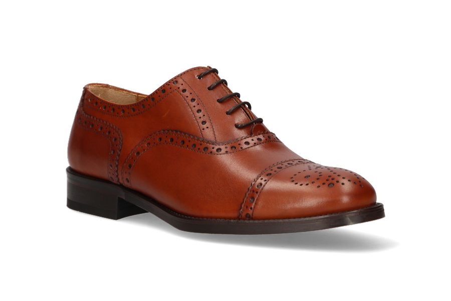 English Brogued Leather Shoe