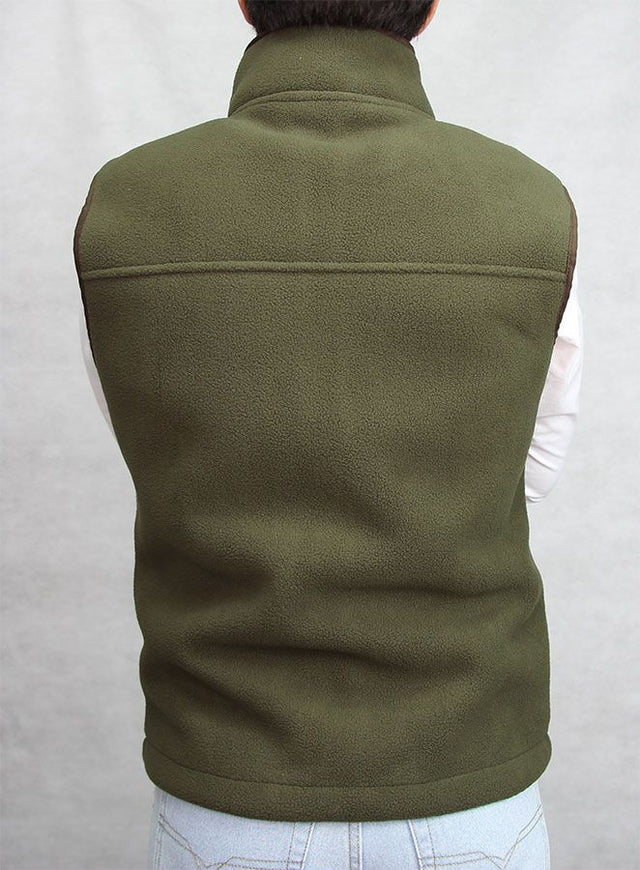 Gilet polaire vert