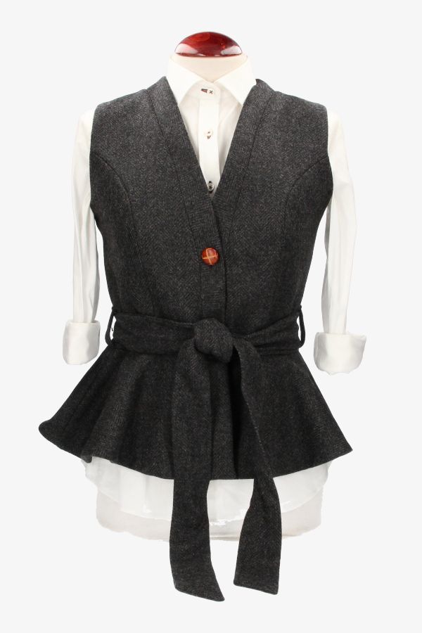 Chaleco Lisboa Limited Edition Espiga Gris