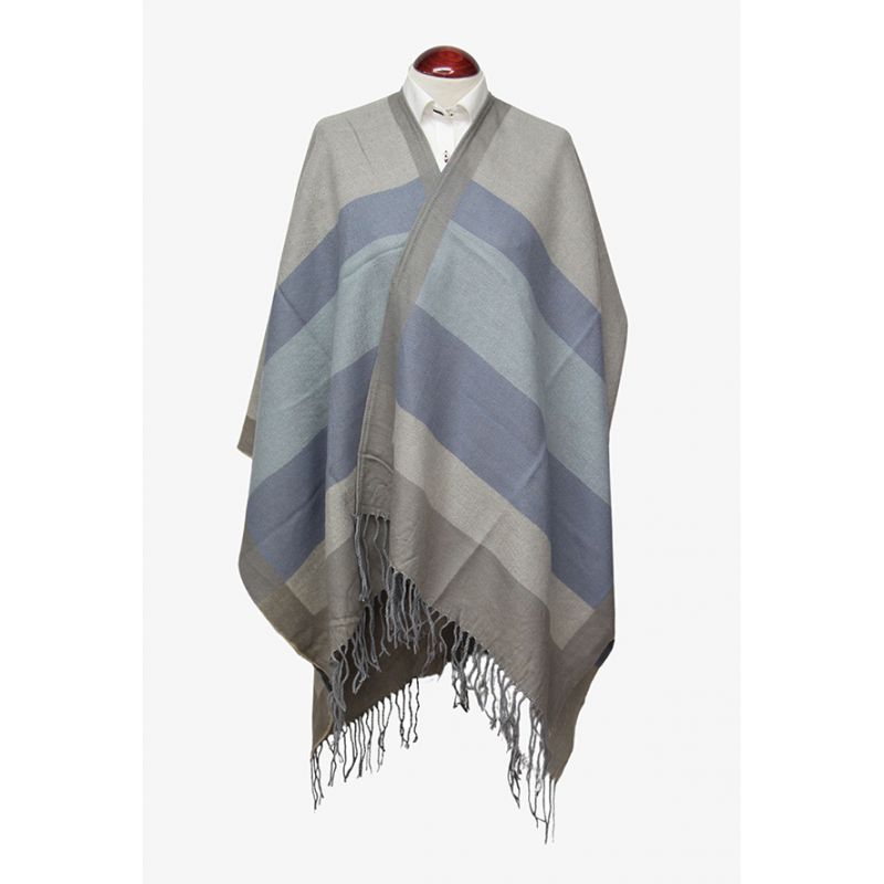 Pastel Tones Cape in Light Blue