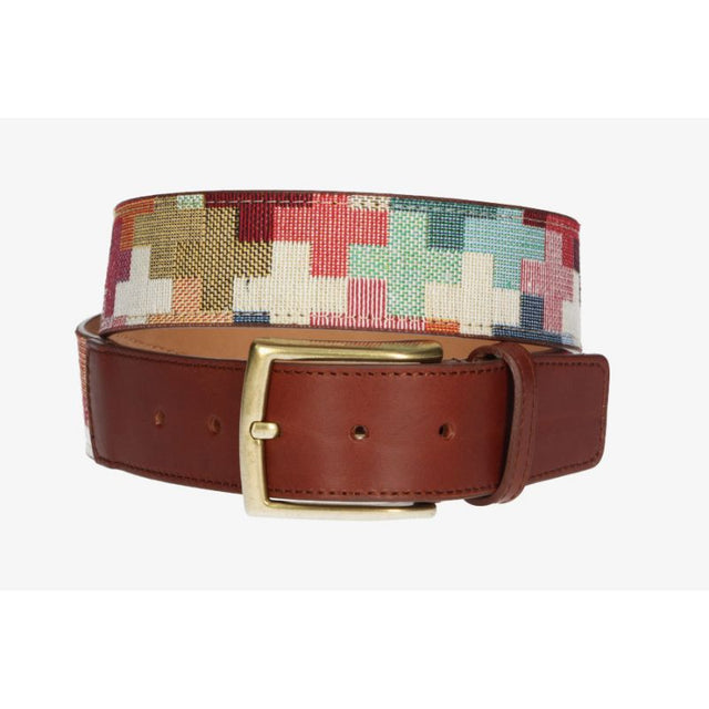 Pastel Cross Ethnic Belt