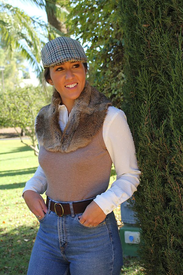 Taupe Sleeveless Jersey