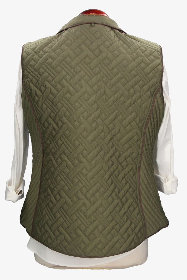 Oisha Green Padded Vest