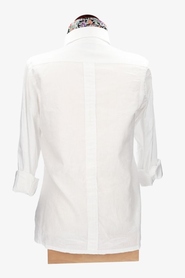 Chemise cubaine blanche
