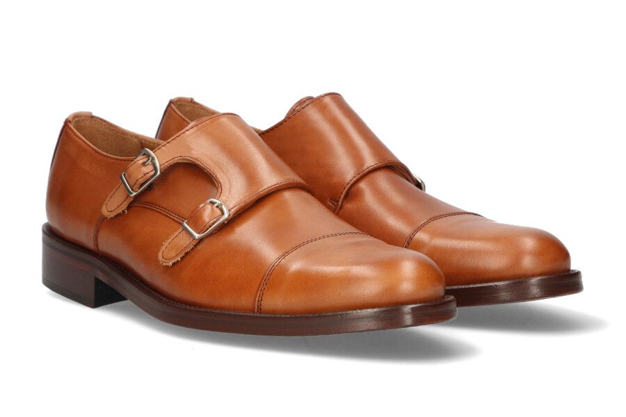 Double Buckle Leather Top