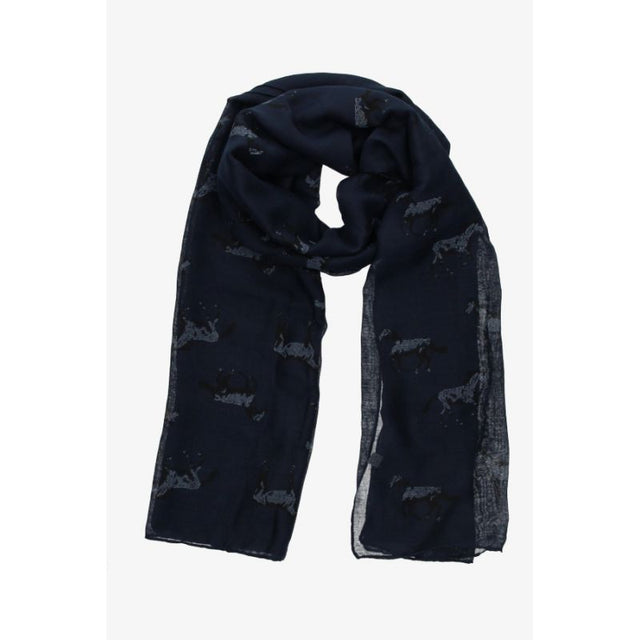 Navy Horse Foulard