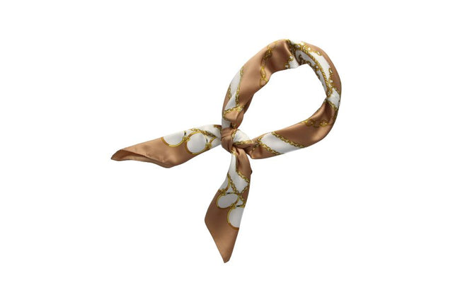 Brown Chains Scarf
