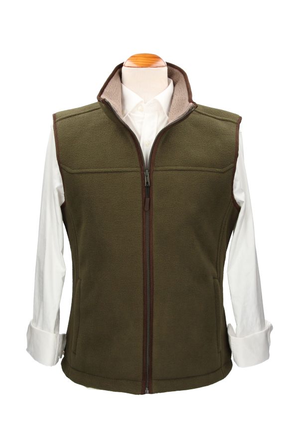 Gilet polaire vert